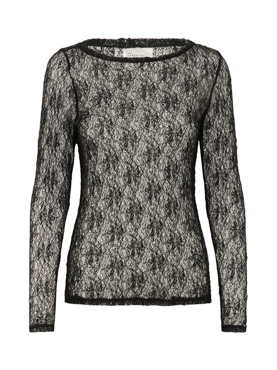 MY ESSENTIAL WARDROBE - MWRita Boatneck blūze - 100 BLACK | Stockmann - photo 1