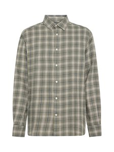Knowledge Cotton Apparel - Organic Cotton Checked -kauluspaita - 7030 BEIGE CHECK | Stockmann