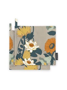 Finlayson - Kaksin-patalaput 22 x 22 cm, 2 kpl - ORANGE/BEIGE Finlayson - Kaksin-patalaput 22 x 22 cm, 2 kpl - ORANGE/BEIGE | Stockmann