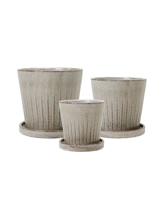 Wikholm Form - Frida- ruukku ja aluslautanen 13 x 12 cm - LIGHT GREY MELANGE - photo 2 Wikholm Form - Frida- ruukku ja aluslautanen 13 x 12 cm - LIGHT GREY MELANGE | Stockmann - photo 2