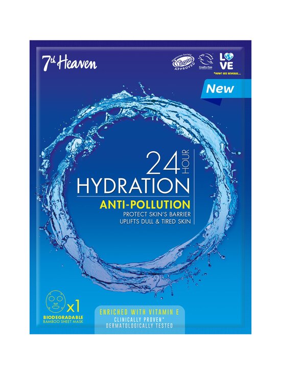 Heaven 24h Hydration Mask Anti-Pollution -kangasnaamio