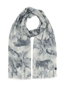 Fraas - Tiger-huivi 50 x 180 cm - 987 BLACK-WHITE | Stockmann