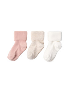 Lindex - Sokid, 3 paari - 7197 BEIGE | Stockmann
