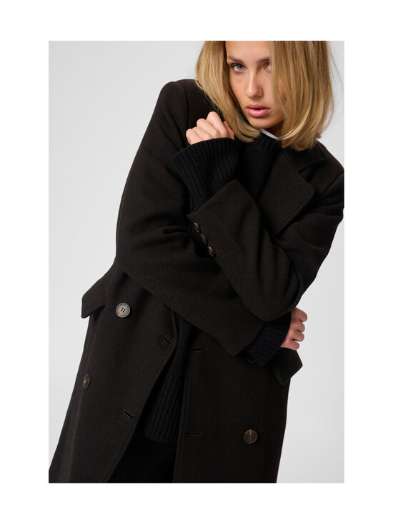 MY ESSENTIAL WARDROBE - FrannieMW vilnas mētelis - 130 ESPRESSO MELANGE | Stockmann - photo 3