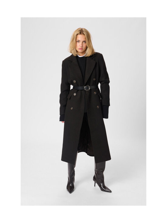 MY ESSENTIAL WARDROBE - FrannieMW vilnas mētelis - 130 ESPRESSO MELANGE | Stockmann - photo 5