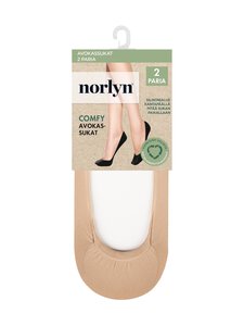 Norlyn - Comfy No-show -avokassukat 2-pack - 9202 POWDER | Stockmann