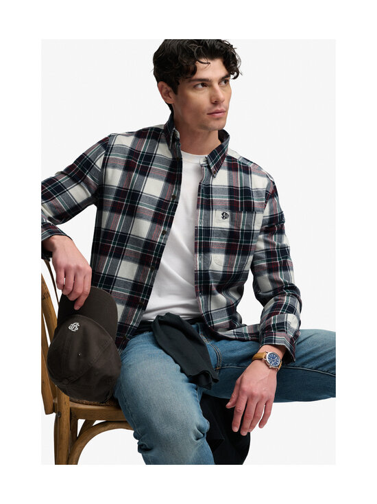 Superdry - Cotton Lumberjack Peyton Check -kauluspaita - L8K SKYLAR CHECK WHITE | Stockmann - photo 6