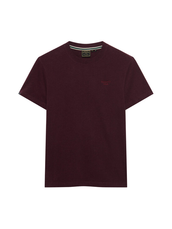 Superdry - Essential Serif Logo t-paita - O5S TAWNY PORT MARL/PORT | Stockmann - photo 1