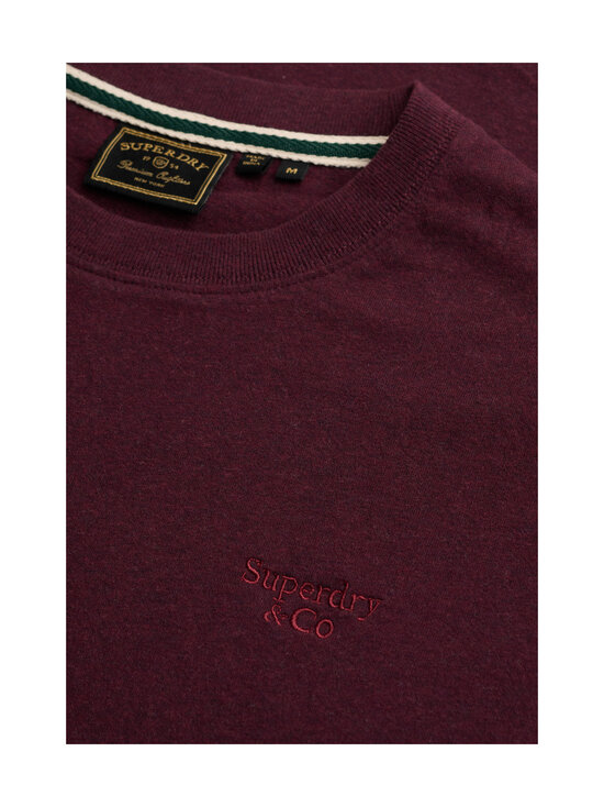 Superdry - Essential Serif Logo t-paita - O5S TAWNY PORT MARL/PORT | Stockmann - photo 2