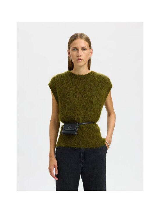 Selected - SlfMira-neuleliivi - AVOCADO DETAIL:BLACK CORE | Stockmann - photo 3