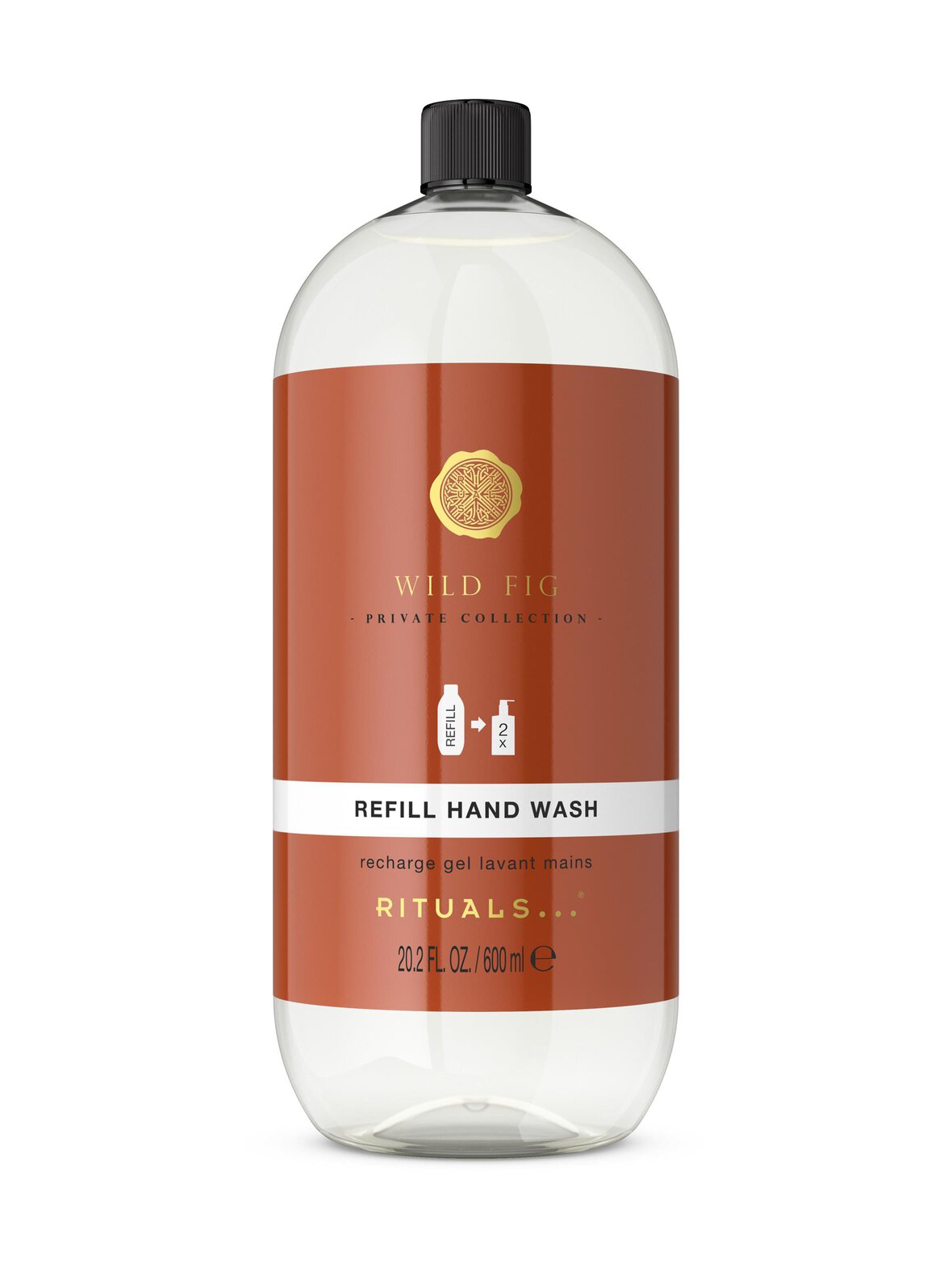 Wild fig refill hand wash lightweight -nestesaippua, täyttöpakkaus