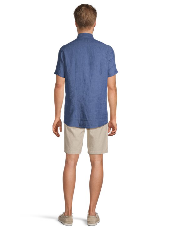 SAND Copenhagen - Lühikeste varrukatega linane särk State Soft Modern fit - 560 MEDIUM BLUE | Stockmann - photo 3