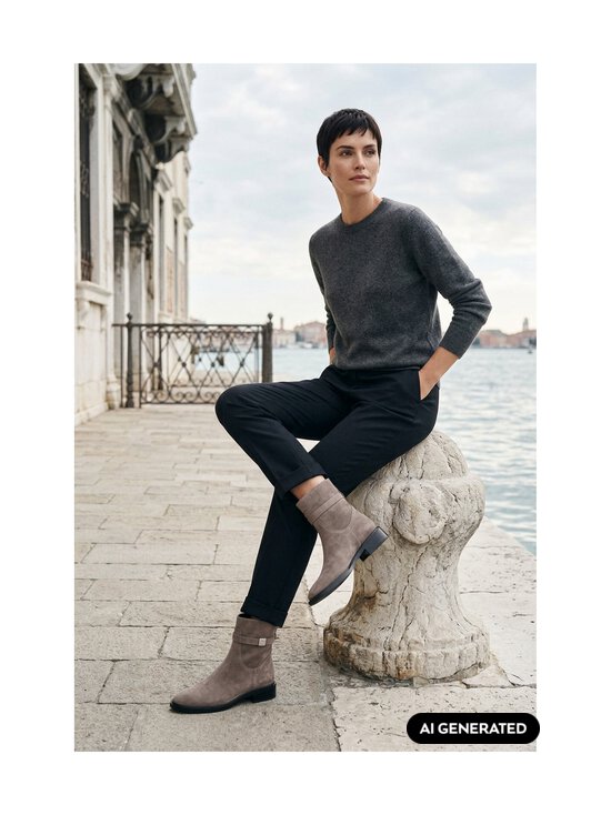 Coccinelle - Chelsea Suede Leather -nilkkurit - N59 WARM TAUPE | Stockmann - photo 6