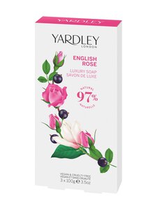 Yardley - English Rose -palasaippua, 3x100g | Stockmann