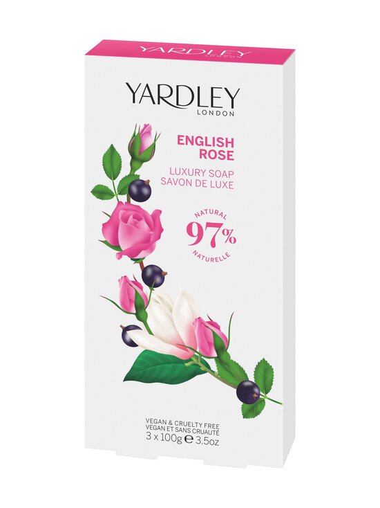 Yardley - English Rose -palasaippua, 3x100g - NOCOL | Stockmann - photo 1