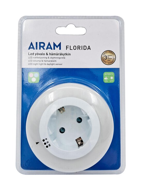 Airam - Florida 9LED -yövalo - WHITE | Stockmann - photo 2