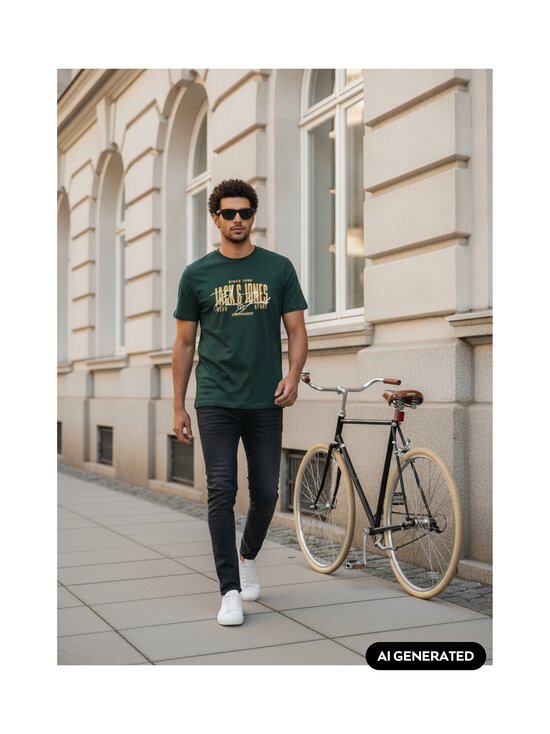 JACK & JONES junior - JjAero Crew Neck T-krekls - SCARAB DETAIL:BIG PRINT | Stockmann - photo 3