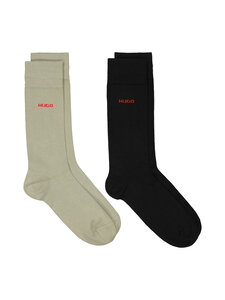 HUGO - Uni-sukat 2-pack - 337 LIGHT/PASTEL GREEN | Stockmann