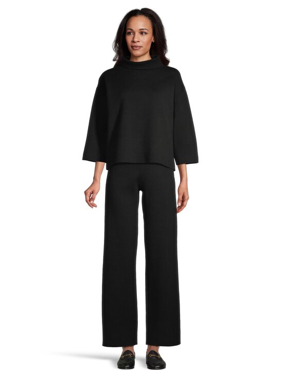 NOOM - Eloise Wide Leg -neulehousut - BLACK | Stockmann - photo 3