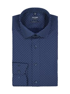 Olymp - Modern Fit Allover Print -kauluspaita - 18 MARINE | Stockmann