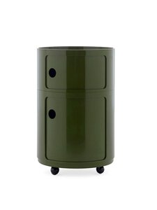 Kartell - Componibili Big -säilytyskaluste 2-osainen / pyörät vihreä - GREEN | Stockmann
