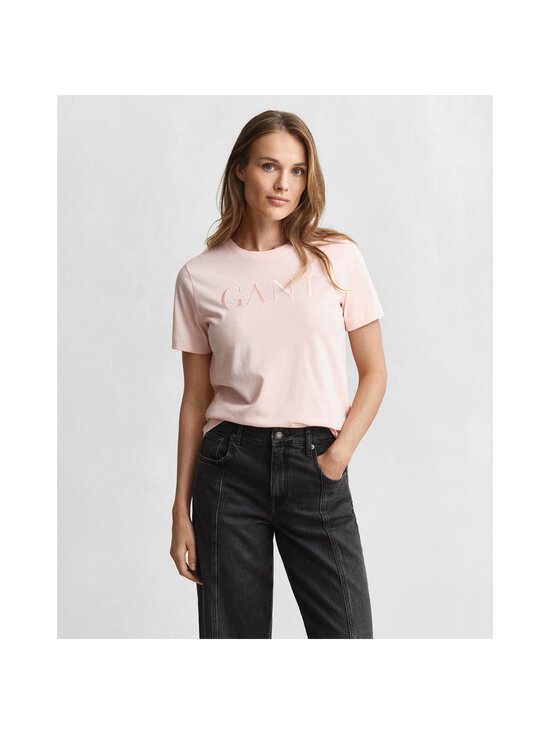 GANT - Tonal Graphic t-krekls - 647 APRICOT PINK | Stockmann - photo 2