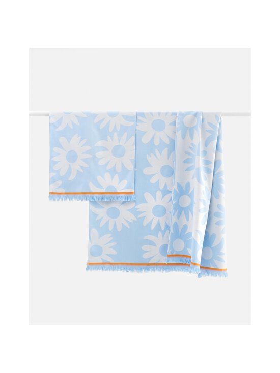 Marimekko - Rakastaa ei rakasta vannas dvielis - 520 LT.BLUE, OFF WHITE, ORANGE - photo 3 Marimekko - Rakastaa ei rakasta vannas dvielis - 520 LT.BLUE, OFF WHITE, ORANGE | Stockmann - photo 3