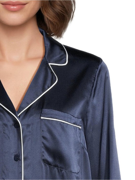 Stockmann Silk - Mercia- silkkipyjama lahjapakkauksessa - NAVY | Stockmann - photo 4