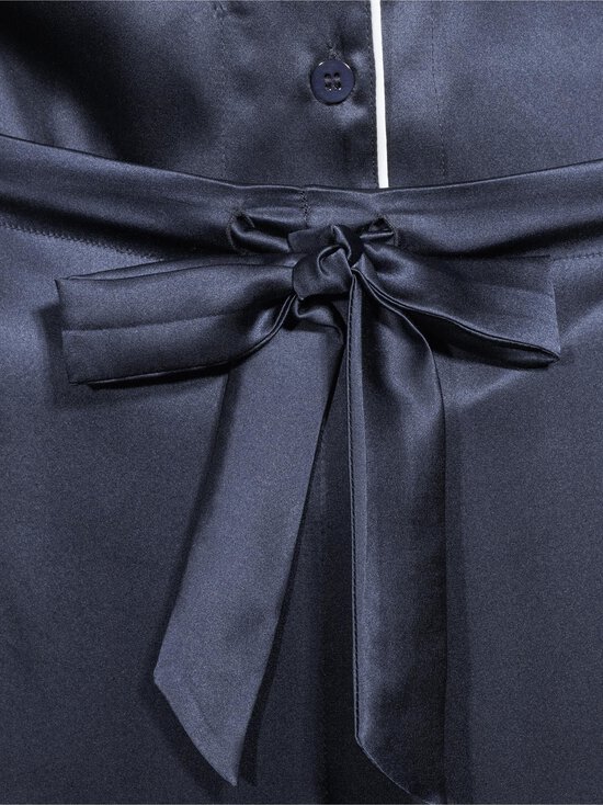 Stockmann Silk - Mercia- silkkipyjama lahjapakkauksessa - NAVY | Stockmann - photo 5