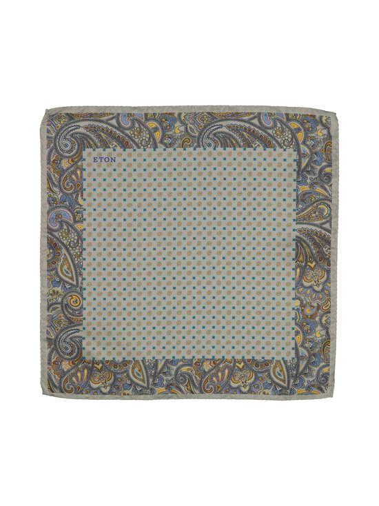 Eton - Paisley-silkkitaskuliina - 14 MID GREY | Stockmann - photo 1