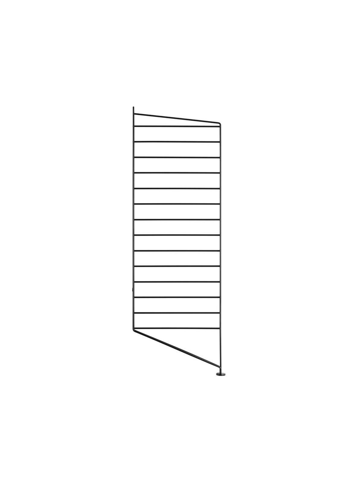 String system -lattiasivupaneeli musta 85 x 30 cm