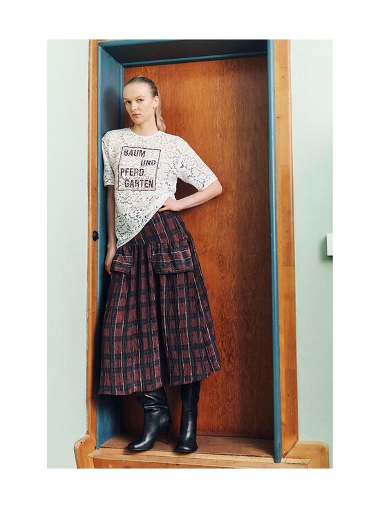 Baum und Pferdgarten - Sabela-hame - C4039 DARK RED CHECK | Stockmann - photo 5