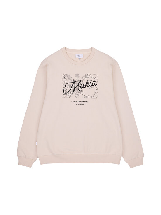 Makia - Past-collegepaita - 011 OFF WHITE | Stockmann - photo 1
