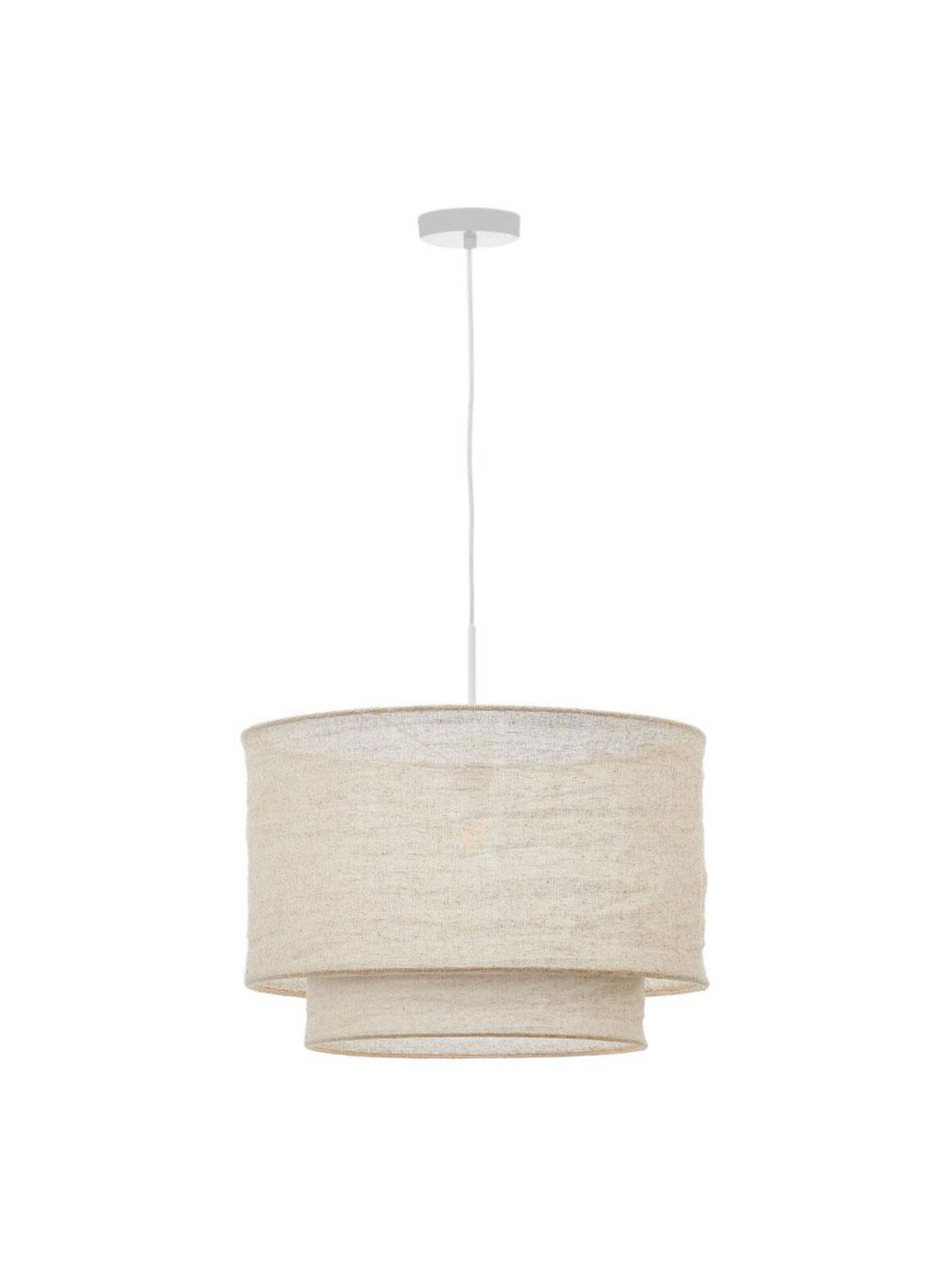 Mariela-varjostin beige pellava ⌀ 40 cm