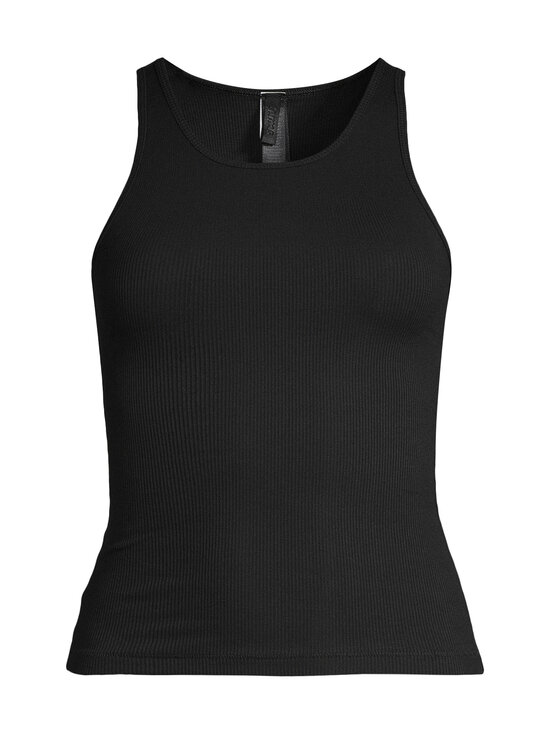 SKIMS - Cotton Poplin Sleep Tank And Boxer Set -toppi ja pyjamashortsit - ONYX DOT | Stockmann - photo 1