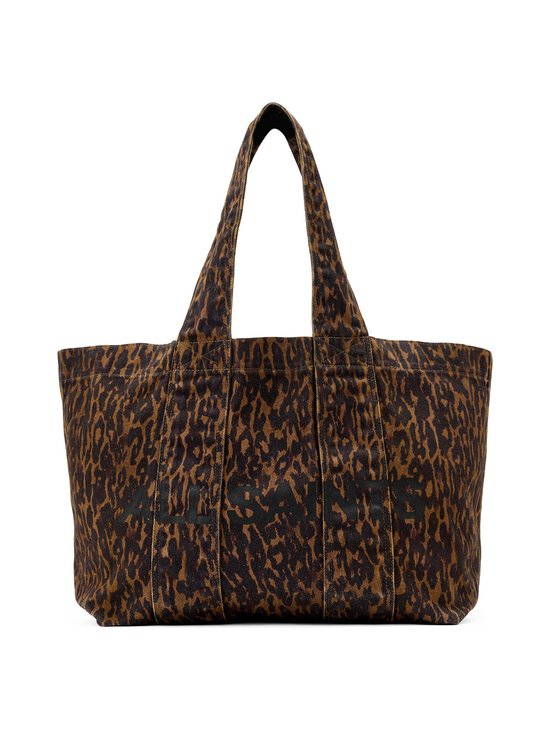 Allsaints - Izzy Lep Denim Tote -laukku - LEOPARD BROWN | Stockmann - photo 1