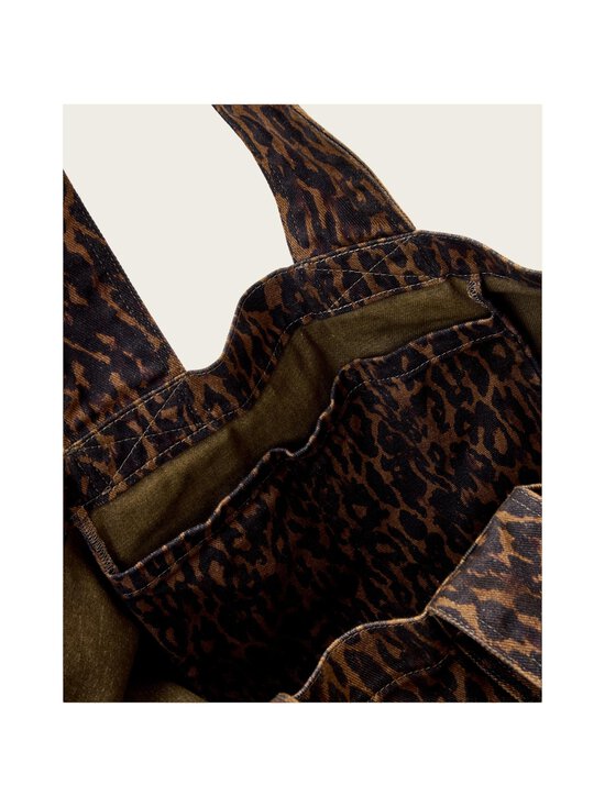 Allsaints - Izzy Lep Denim Tote -laukku - LEOPARD BROWN | Stockmann - photo 3
