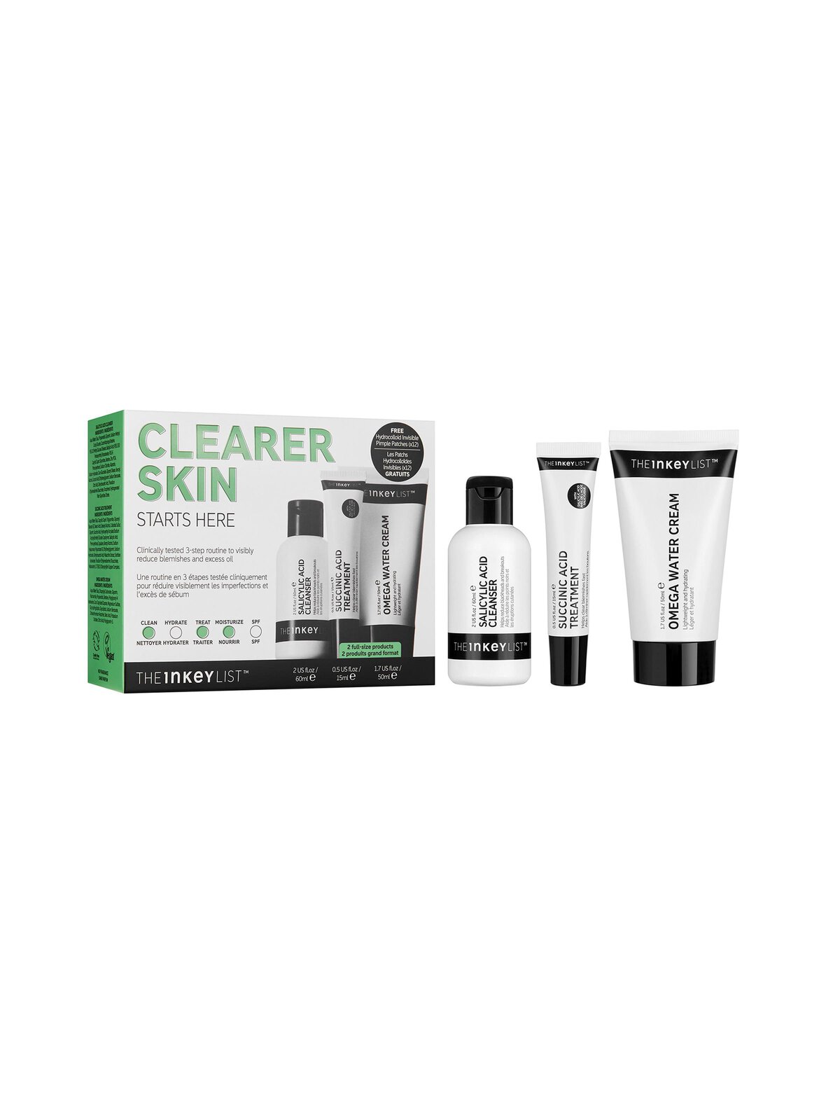Clearer Skin Starts Here -ihonhoitopakkaus