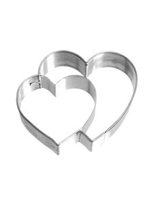 Birkmann - Tuplasydän-piparkakkumuotti 6,5 cm - TERÄSTÄ | Stockmann