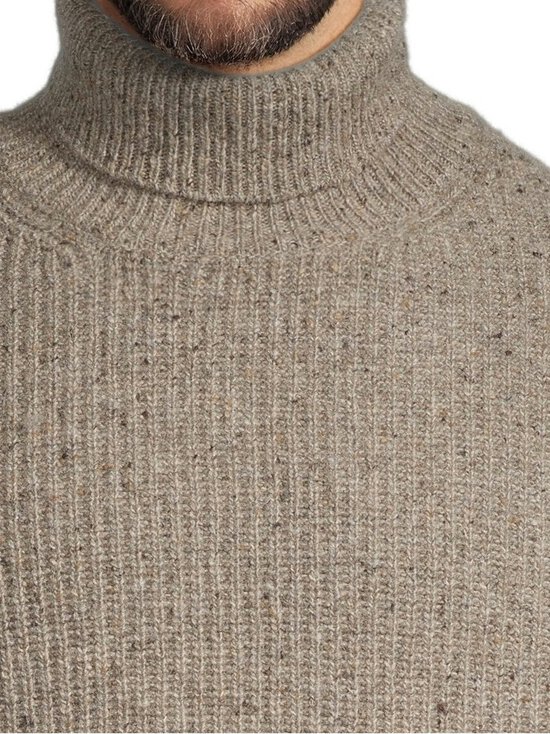 Oscar Jacobson - Mika-merinovillaneule - 406 WALNUT BEIGE | Stockmann - photo 4