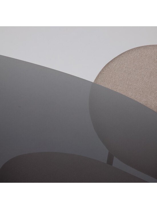 Calligaris - Vortex-ruokapöytä, harmaa lasi/mattamusta ø 120 cm - LÄPINÄKYVÄ,MUSTA,HARMAA | Stockmann - photo 9