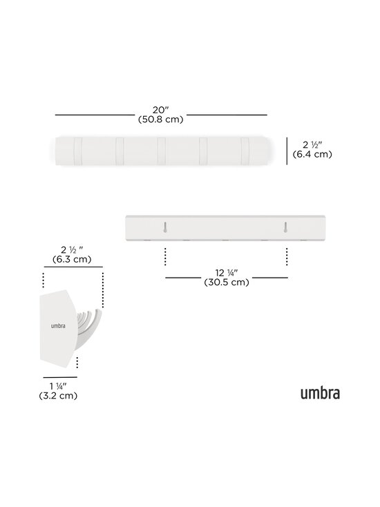Umbra - Nagi Flip 5 - WHITE/WHITE | Stockmann - photo 8