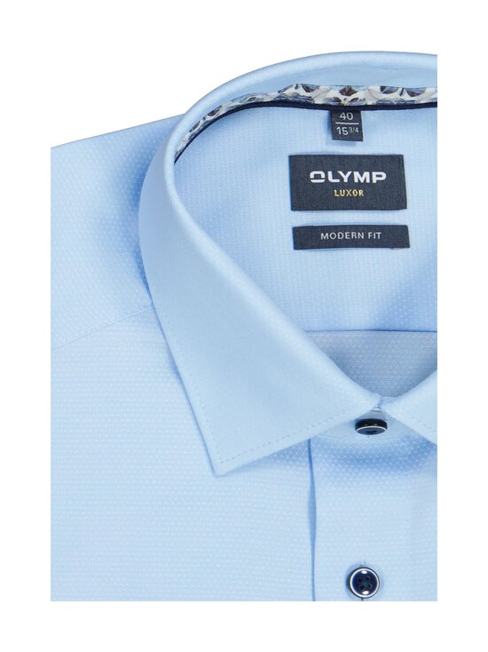 Olymp - Modern Fit Extra Long Sleeve Flower Trim -kauluspaita, erikoispitkät hihat - 11 BLEU | Stockmann - photo 2