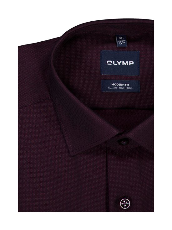 Olymp - Modern Fit Solid -kauluspaita - 37 BORDEAUX | Stockmann - photo 2
