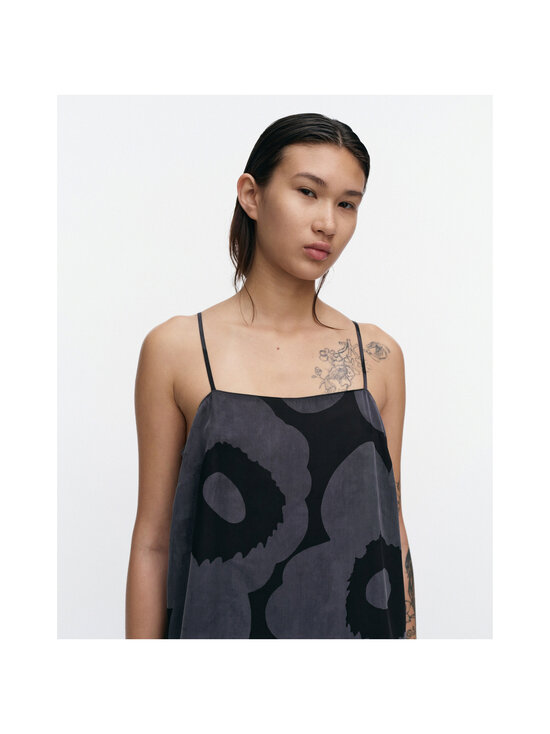 Marimekko - Pyörähdys Unikko kleita - 590 BLUISH GREY, BLACK | Stockmann - photo 5