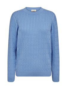 Freequent - FQDodo-palmikkoneulepusero - 9501 VISTA BLUE | Stockmann