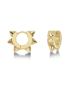 Edblad - Peak Hoops Icon S - kullatut korvakorut - GOLD | Stockmann