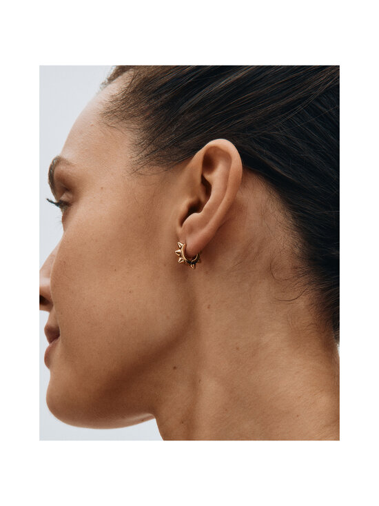 Edblad - Peak Hoops Icon S - kullatut korvakorut - GOLD | Stockmann - photo 2