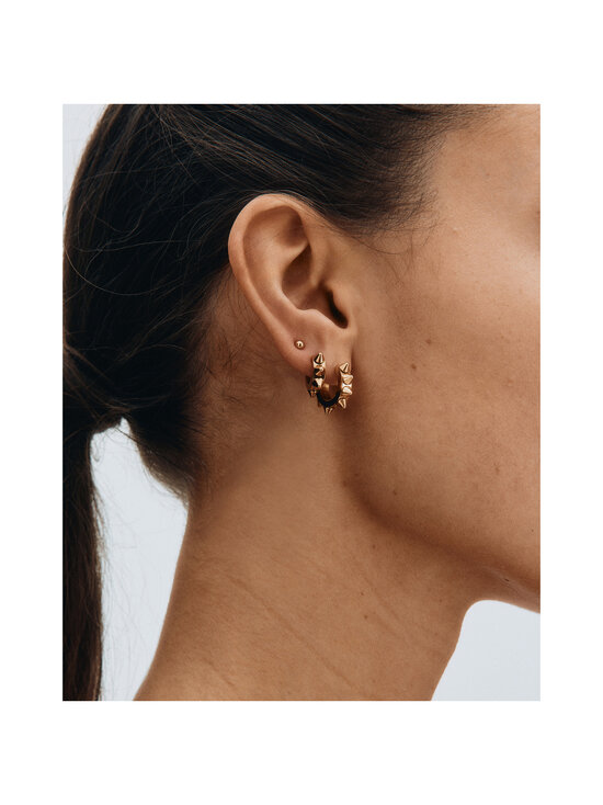 Edblad - Peak Hoops Icon S - kullatut korvakorut - GOLD | Stockmann - photo 3