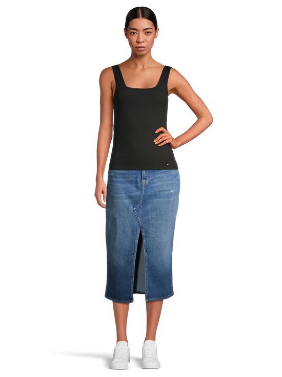 Tommy Hilfiger - Slim Tank -toppi - BDS BLACK - photo 2 Tommy Hilfiger - Slim Tank -toppi - BDS BLACK | Stockmann - photo 2